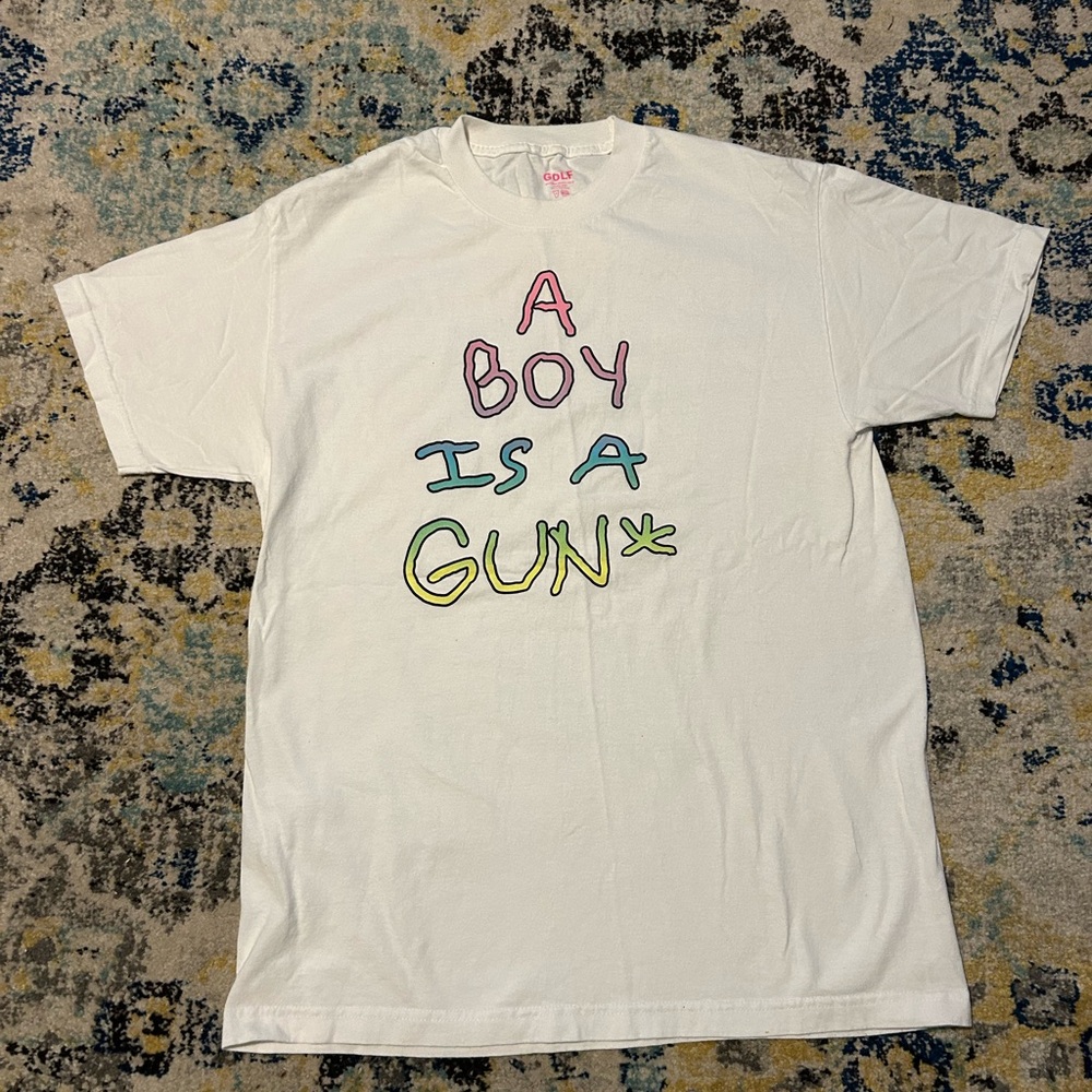 Golf wang a boy is a gun white t shirt